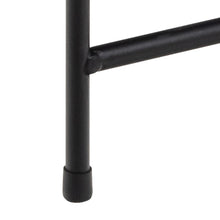 Load image into Gallery viewer, Avila Amour 52cm Round Side Table In Black Marble With A Metal Base