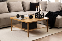 Load image into Gallery viewer, Banbury Square Oak Coffee Table Spacious 90cm With Shelf