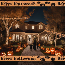 Load image into Gallery viewer, 3 Pack Fright Tape Happy Halloween Caution Do Not Enter Zombie Zone Keep Out 3 Metre Length