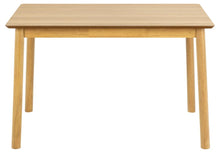 Load image into Gallery viewer, Barlow Oak Rectangle Dining Table, 6 Seats 120x80x75cm