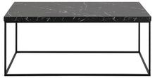 Load image into Gallery viewer, Barossa Marmo Large Black Marble Look Coffee Table Spacious 110cm x 55cm