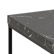 Load image into Gallery viewer, Barossa Marmo Large Black Marble Look Coffee Table Spacious 110cm x 55cm