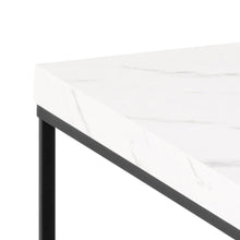 Load image into Gallery viewer, Barossa Marmo Large White Marble Look Coffee Table Spacious 110cm x 55cm