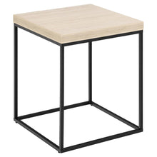 Load image into Gallery viewer, Barossa Marmo Coffee Side Table 40x40cm Cream Travertine Stone Effect