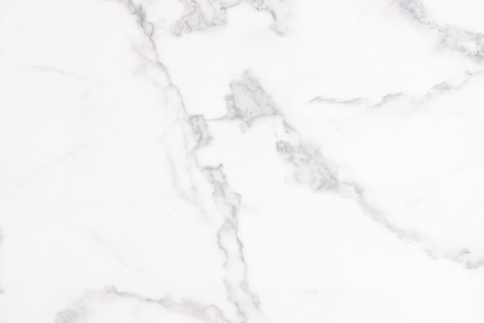 Barossa Marmo Coffee Side Table 40x40cm White Marble Effect