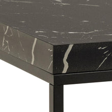 Load image into Gallery viewer, Barossa Marmo Coffee Table 60 x 60cm Black Marble Effect