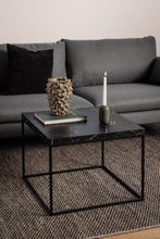Load image into Gallery viewer, Barossa Marmo Coffee Table 60 x 60cm Black Marble Effect