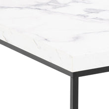 Load image into Gallery viewer, Barossa Marmo Coffee Table 60 x 60cm White Marble Effect