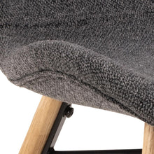 Load image into Gallery viewer, Beautiful Batilda Monza Grey Anthracite Fabric Dining Chair, Set Of 2