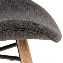 Load image into Gallery viewer, Beautiful Batilda Monza Grey Anthracite Fabric Dining Chair, Set Of 2