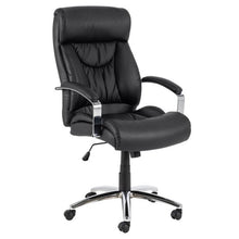 Load image into Gallery viewer, Benson Comfort Black Home Office Desk Chair With Brake Castors, Seat Adjustment, Swivel And Tilt