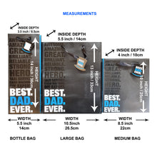 Load image into Gallery viewer, Best Dad Ever Luxury Range of Gift Bags - 3 Sizes - Fathers Day or Birthday Gift Wrap