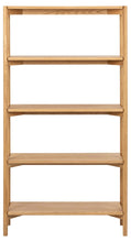 Load image into Gallery viewer, Braidwood Bookcase Shelving Unit In Oiled Oak With 4 Shelves 86x30x160 cm