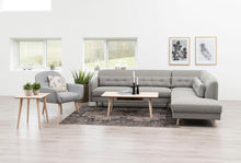 Load image into Gallery viewer, Century Coffee Table In Oak White 115cm
