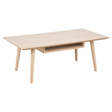 Load image into Gallery viewer, Century Coffee Table In Oak White 115cm