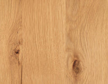 Load image into Gallery viewer, Chara Bar Table In Brown Wild Oak With Black Legs And Metal Footrest 117x58x105 cm