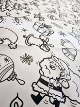 Load image into Gallery viewer, Colour Your Own Christmas Paper Tablecloth Festive Xmas Craft Fun 122x91cm