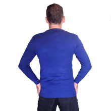 Load image into Gallery viewer, Christmas Jumper, Juggling Snowman Unisex Sweater Blue Xmas Novelty Dress Up, Mens Womens