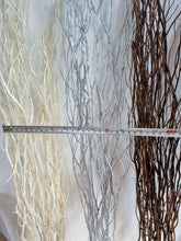 Load image into Gallery viewer, Contorted Twisted Willow Twigs Bunch For Floor Standing Vases And Displays 120cm Tall in Black, Cream , Brown, Silver Or Gold