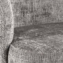 Load image into Gallery viewer, Darlene Juto Fabric Pocket Springs Grey Upholstered Swivel Dining Chair With Metal Legs