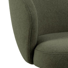 Load image into Gallery viewer, Darlene Dining Chair Green Fabric Upholstered Swivel With Pocket Springs And Metal Legs