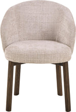 Load image into Gallery viewer, Darlene Juto Beige Fabric Upholstered Oak Dining Chairs With Pocket Springs, Set Of 2