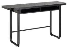 Load image into Gallery viewer, Darlington Black Extending Space Saving Rectangle Dining Table, 2 To 4 Seats, 140cm