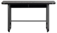 Load image into Gallery viewer, Darlington Black Extending Space Saving Rectangle Dining Table, 2 To 4 Seats, 140cm