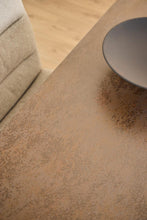 Load image into Gallery viewer, Dean Fabric Swivel Dining Chair In Beige With Stylish Black Metal Legs , Set Of 2 Chairs