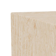 Load image into Gallery viewer, Dice Coffee Table Large Square Travertine Effect Furniture 90x90cm