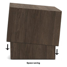 Load image into Gallery viewer, Dice Double Designer Coffee Table Set In Brown Smoke 2 Pieces 58cm