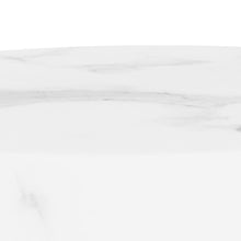 Load image into Gallery viewer, Dice Double Oval Coffee Table Set Large White Marble 2 Piece Set 58cm and 50cm