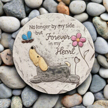 Load image into Gallery viewer, Dog Memorial Stone Garden Grave Sadly Missed Pet Gift