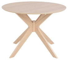 Load image into Gallery viewer, Duncan Desiderio Dining Table With 120cm Round Top And Angled Legs, 4-6 Seats