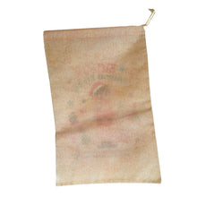 Load image into Gallery viewer, Drawstring Elf Christmas Eve Bag Sack Stocking - 55cm x 36cm