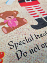 Load image into Gallery viewer, Drawstring Elf Christmas Eve Bag Sack Stocking - 55cm x 36cm