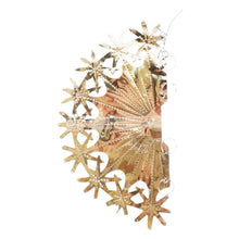 Load image into Gallery viewer, Gold Foil Christmas Decorations Hanging Garland Xmas Decs Choose From 7 Designs