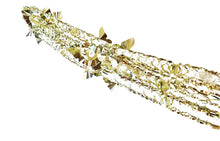 Load image into Gallery viewer, Gold Foil Christmas Decorations Hanging Garland Xmas Decs Choose From 7 Designs