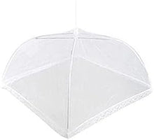 Load image into Gallery viewer, Large White Food Cover Outdoor BBQ Picnic Cake Mesh Mosquito Fly Net Protector Lace