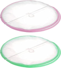 Load image into Gallery viewer, Set Of 2 Food Cover Outdoor BBQ Picnic Cake Mesh Mosquito Fly Net Protector Pink 30cm / 12Inch Kitchen Lightweight