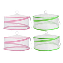 Load image into Gallery viewer, Set Of 2 Food Cover Outdoor BBQ Picnic Cake Mesh Mosquito Fly Net Protector Pink 30cm / 12Inch Kitchen Lightweight