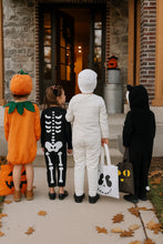 Load image into Gallery viewer, Halloween Canvas Tote Shopping Treat Bag In Ghost Pumpkin Mummy Or Cat Design