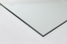 Load image into Gallery viewer, Heaven Round Dining Table Glass Large Solid Designer Black Metal Base 119cm