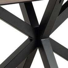 Load image into Gallery viewer, Heaven Large Rectangle Brown Ceramic Dining Table With Solid Metal Base 6/8 Seat 200 x 100 cm