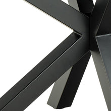 Load image into Gallery viewer, Heaven Rectangle Large Grey Ceramic Dining Table With Solid Metal Base 6/8 Seat 200 x 100 cm