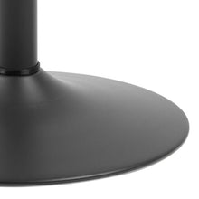 Load image into Gallery viewer, Ibiza Round Bar Table In Black With Steel Base 60cm
