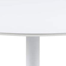 Load image into Gallery viewer, Ibiza Round White Dining Table Large Spacious 110cm Top And Solid Metal Base