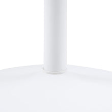 Load image into Gallery viewer, Ibiza Round White Dining Table Large Spacious 110cm Top And Solid Metal Base