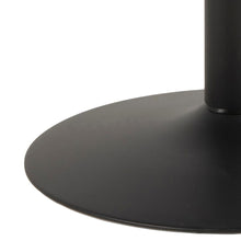 Load image into Gallery viewer, Ibiza Round Black Dining Table Large Spacious 110cm Top And Solid Metal Base