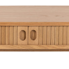 Load image into Gallery viewer, Langley Office Bureau Desk In Oak With Concealed Drawers 100cm